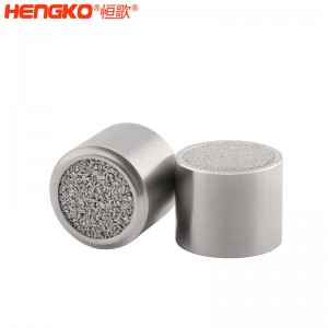 廠家定制0.2-90微米多孔金屬氣體傳感器防爆外殼，隔火焰耐腐蝕316L不銹鋼防爆片