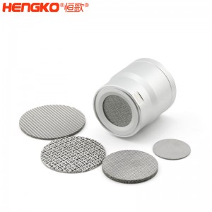 廠家定制氣體傳感器探頭防爆片耐600度高溫隔火焰，用于液化氣處理316不銹鋼阻火網(wǎng)片