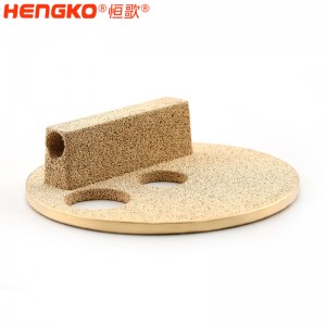 恒歌金屬微米多孔粉末燒結(jié)黃銅、青銅、銅濾芯濾筒 按需設(shè)計各規(guī)格銅濾芯過濾器