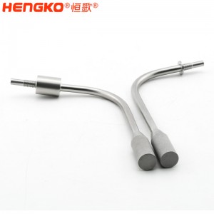 恒歌食品級316L不銹鋼富氫水氣泡石擴散器耐壓流通速度快不掉渣,用于高濃度氫氣發(fā)生器設(shè)備