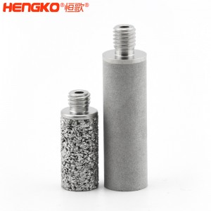 廠家來(lái)圖定制粉末燒結(jié)316L不銹鋼過(guò)濾器濾芯防塵耐腐蝕，用于化工制藥