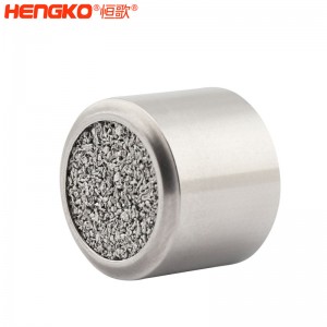 廠家定制0.2-90微米多孔金屬氣體傳感器防爆外殼，隔火焰耐腐蝕316L不銹鋼防爆片
