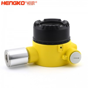 數(shù)顯316L不銹鋼氣體傳感器外殼防水防塵壁掛式工業(yè)氣體傳感器，用于天然氣廠