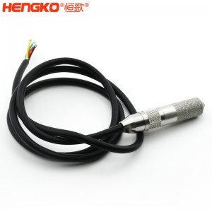 廠家定制RHT20 RHT30遠程監(jiān)控溫濕度測量傳感器探頭防塵防水高精度博物館可用