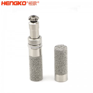 廠家定制溫濕度傳感器不銹鋼外殼_IP65級防水防塵耐腐蝕探頭殼體應用于農(nóng)田
