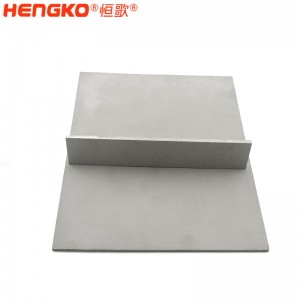 廠家定制微米多孔燒結(jié)316L不銹鋼金屬過(guò)濾板易清洗