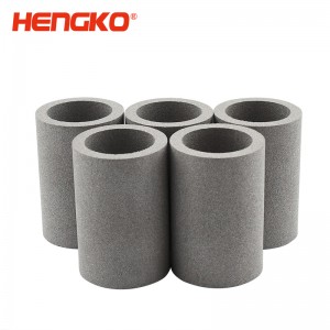 環(huán)保設備粉末燒結不銹鋼濾管筒精度高通透性強