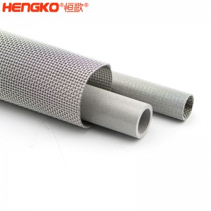 濾芯廠家定制不銹鋼絲燒結(jié)不銹鋼過濾管_不銹鋼過濾管可應用在污染水過濾