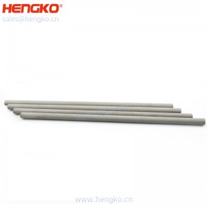 恒歌定制加工微米粉末多孔金屬過(guò)濾器元件(氮?dú)鈹U(kuò)散器管)