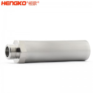 廠家定制批發(fā)不銹鋼燒結(jié)氣體濾芯,耐高溫流通快高精準除塵濾芯