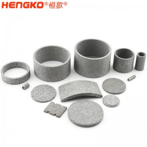 恒歌燒結(jié)金屬多孔材料_用于生物化學制藥散熱換熱金屬泡沫燒結(jié)金屬過濾器